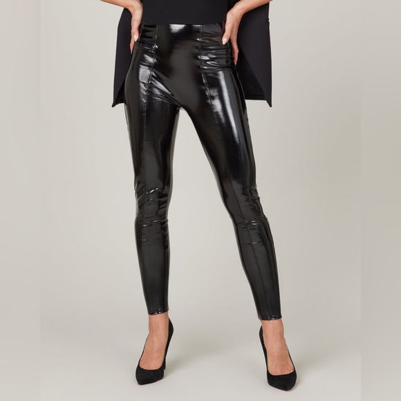 Brand new Spanx faux patent leather leggings (S) with tags - Picture 4 of 6
